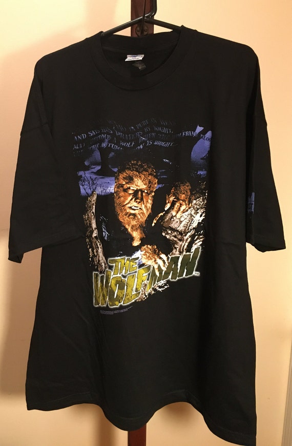 Wolfman Vintage Universal Monsters T-shirt 1990's 