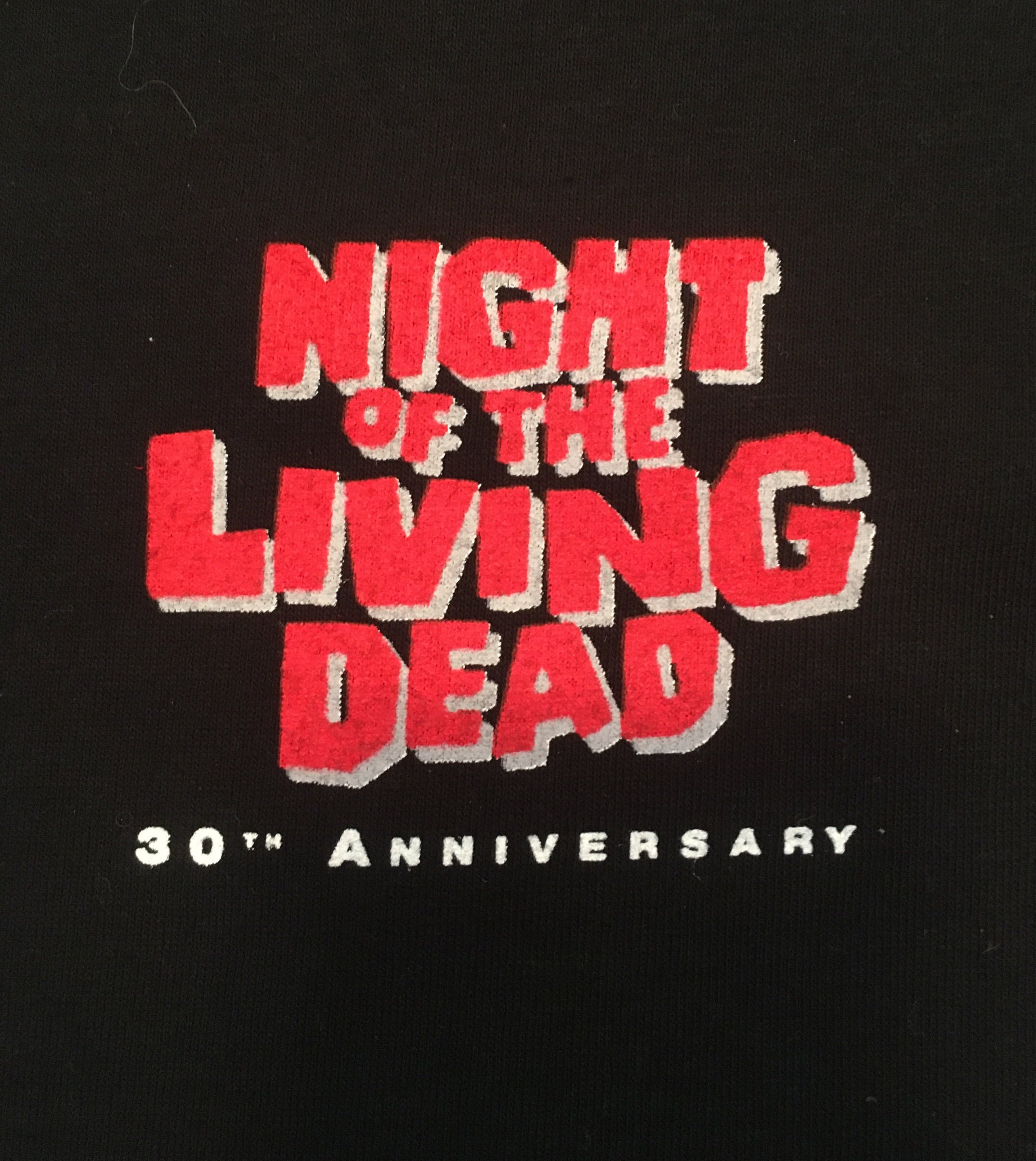 Night of the Living Dead 2-sided Vintage Unworn T-shirt 30th Ann