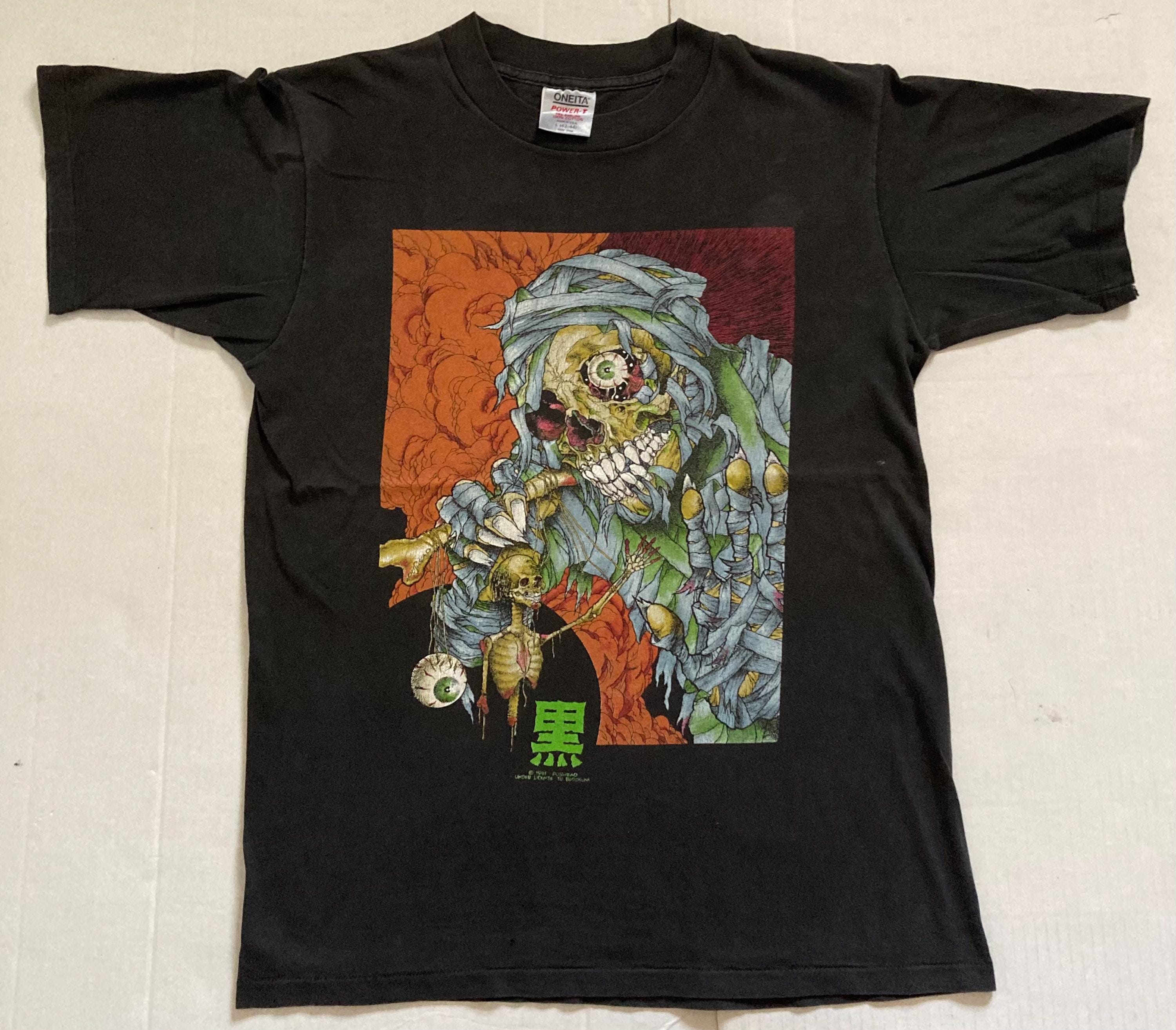 Thrasher Pushead Tee - Etsy Thrasher Pushead Tee - Etsy