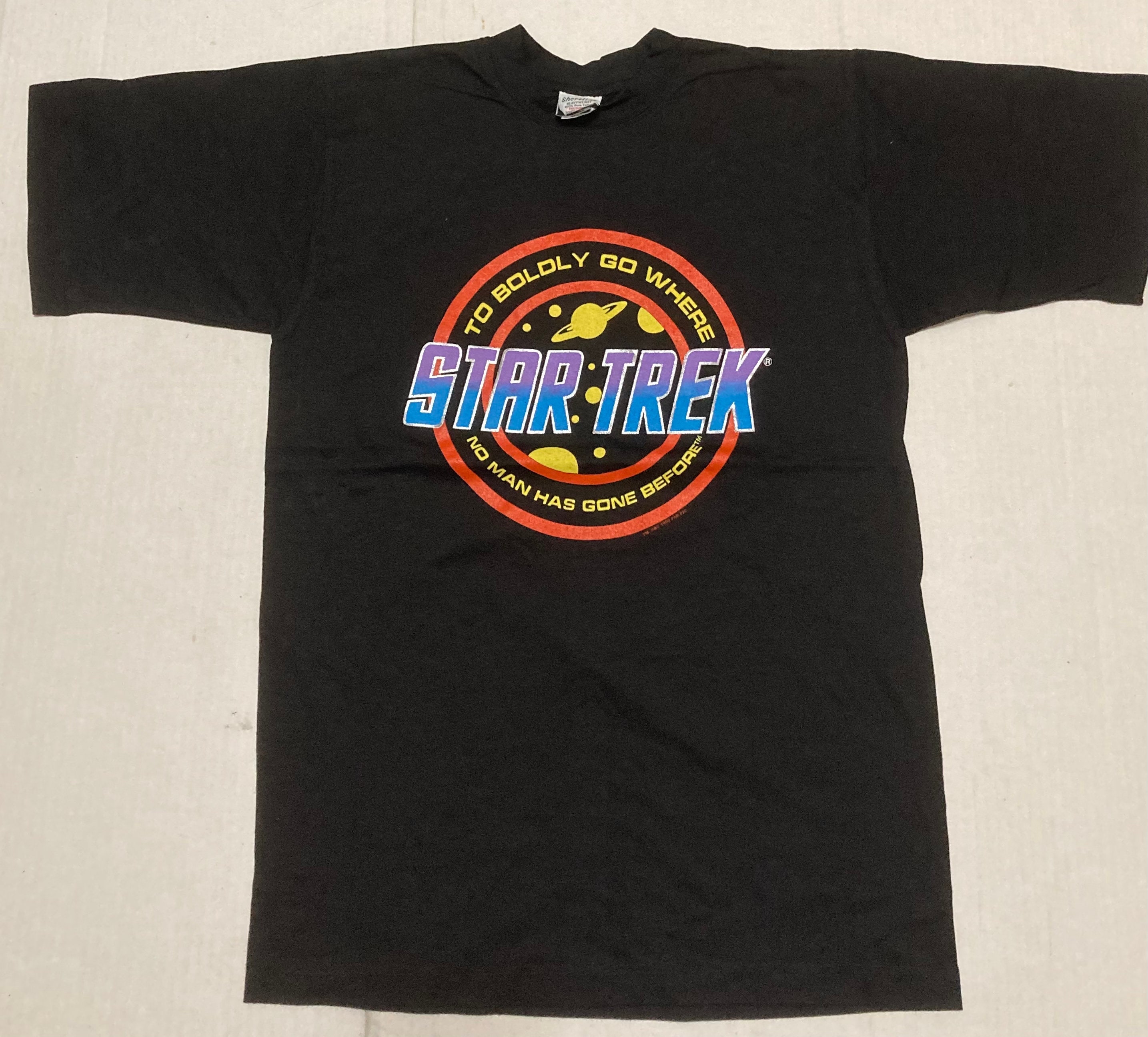 Star Trek to Boldly Go Vintage T-shirt M Unworn - Etsy