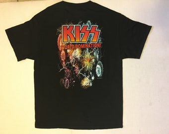 Kiss World Domination 2003 Vintage T-shirt New Cndtn Unworn L - Etsy