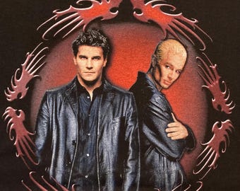 Angel Spike Vintage 2-Sided T-shirt Unworn XX Nw Cond Buffy