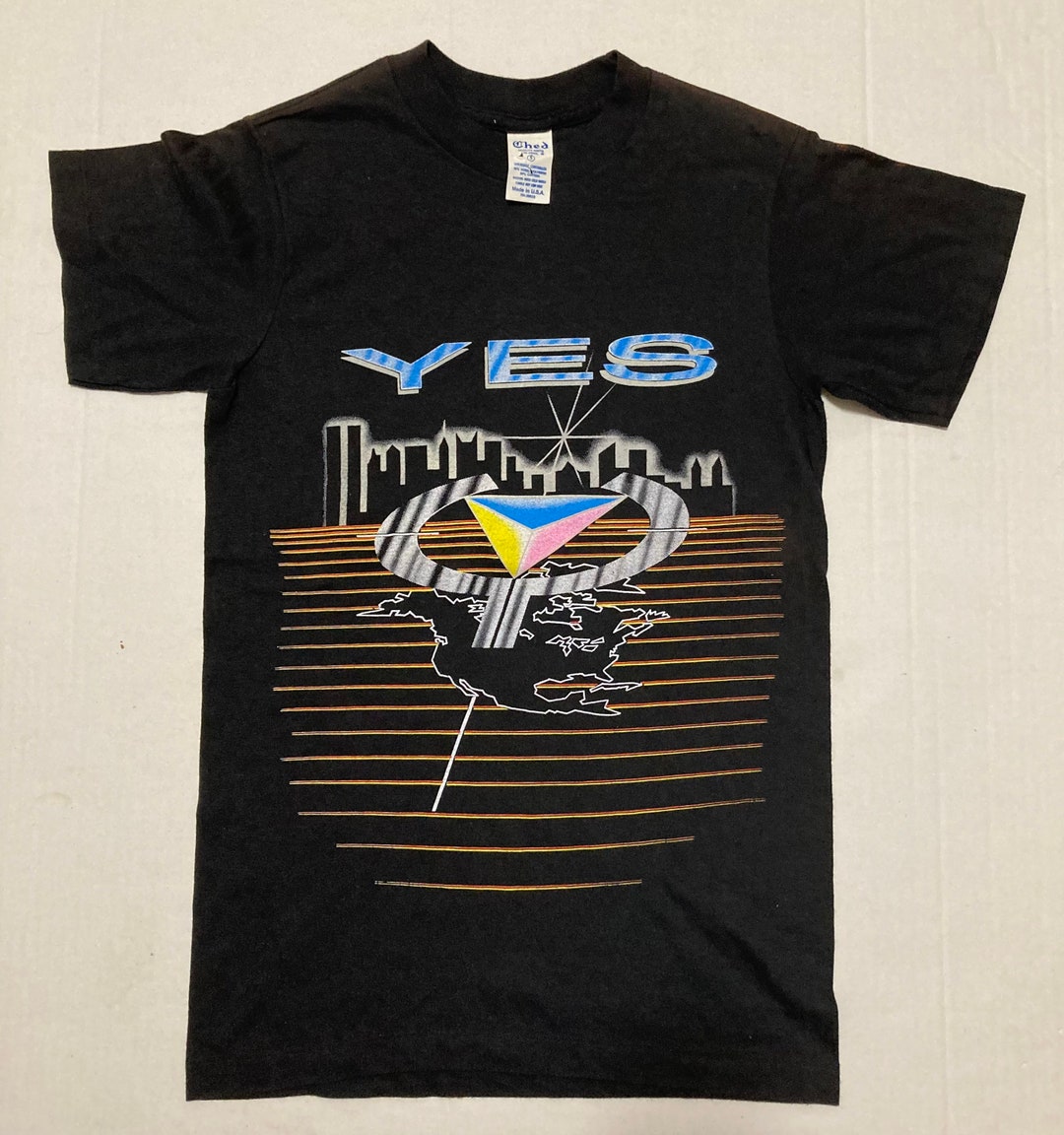 91年 YES vintage shirt WORLD TOUR サイン入り