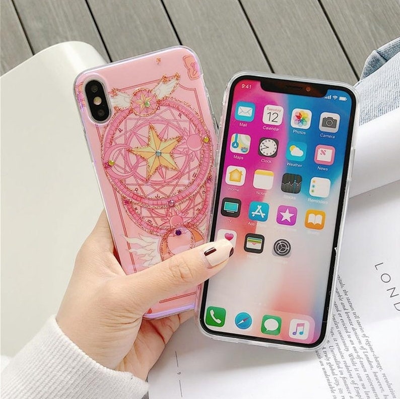 Cardcaptor Sakura pink anime phone case for iPhone 11 iPhone Etsy