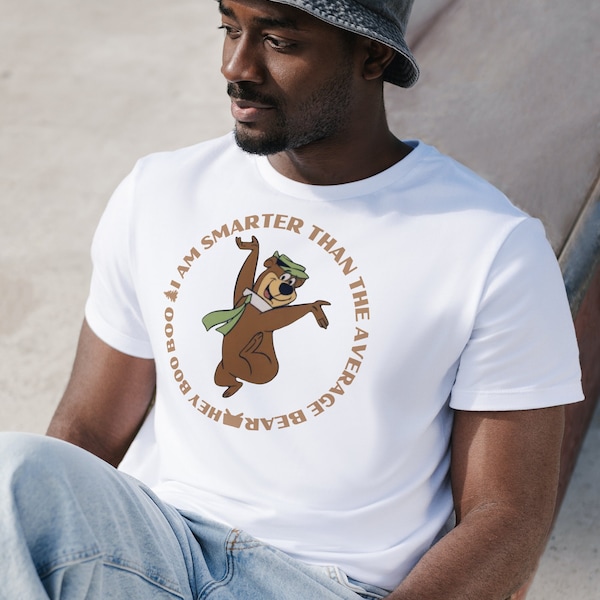 Yogi Bear, Yogi Bear T Shirt, Shirt for men, Cartoon Shirt for men, Hanna Barbera Tee, Retro Cartoon Shirt, Cartoon Shirt, Classic cartoon
