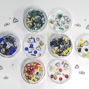 Kawaii Magic School Polymer Clay Slices: Resin, Slime, Nail Art Sprinkles