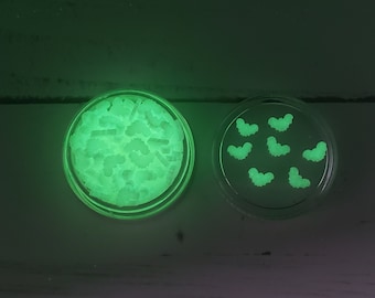 Glow in the Dark Bat Sprinkles: Kawaii Polymer Clay for Slime, Resin Art