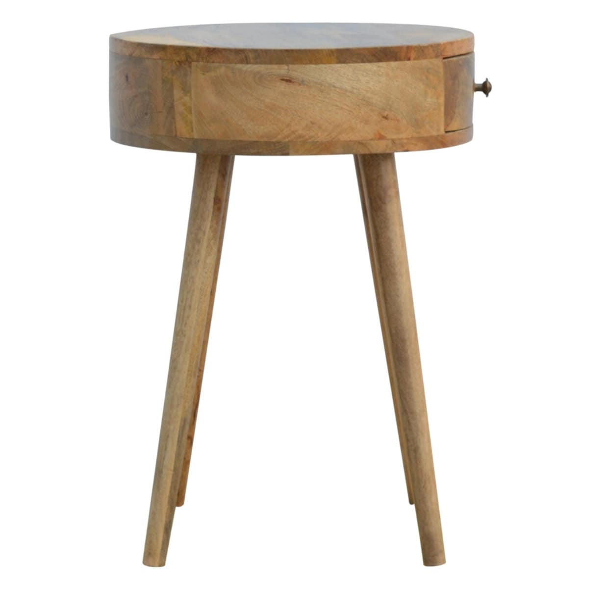 Dreamland Small Bedside Table with Drawer Oval Curved Rounded Etsy