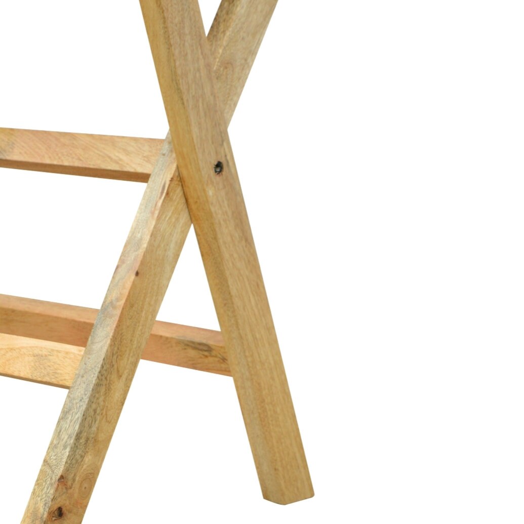 DF Foldable Table Solid Wood Oak Finish Folding Table Desk Etsy