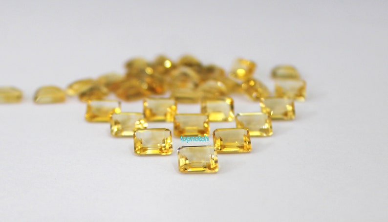 Details about Lovely Lot Natural Citrine 4X6 mm Octagon Faceted Cut Loose Gemstone Details about Lovely Lot Natural Citrine 4X6 mm Octagon Faceted Cut Loose Gemstone