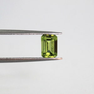 100 Pieces Peridot Octagon Faceted Cut AAA Quality Loose Gemstone