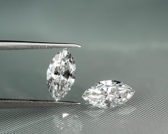 Lab Grown Marquise Diamond: 1.5x3MM EF VS1-VS2 CVD Loose Gemstone