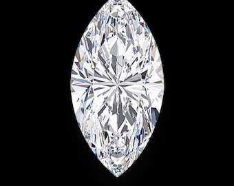 2x4MM Marquise Cut White Diamond: EF VS1-VS2 Loose Gemstone