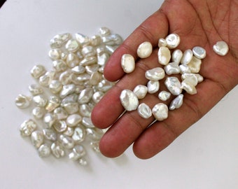 Large White Baroque Pearls: Irregular Shape, 8MM-22MM