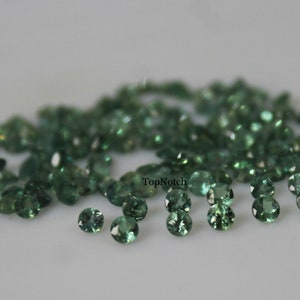 2.5MM Natural Alexandrite Gemstone: Round Faceted AAA Quality