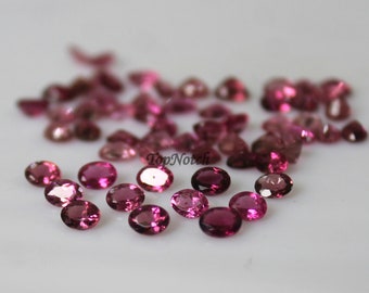 4x6MM Pink Tourmaline Oval Cut Gemstone for Jewelry Supplies or Jewelry Making