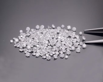 1.75MM Diamond Round Brilliant Cut Loose Gemstone- Loose White Diamond Gemstone- Top Quality diamond for Jewelry Making (EF & VS1-VS2)