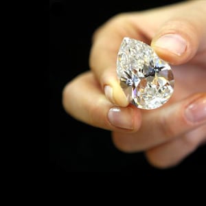 CVD Diamond Pear 2.5x3.5MM Pear Cut -  VVSI Clarity EF Color Lab Grown White Diamond for Jewelry- Loose Diamond