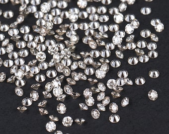 1.5MM White Diamond: Round Brilliant Cut Loose Gemstone (IJ VS-SI)
