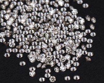 2MM White Diamond: Round Brilliant Cut Loose Gemstone (IJ, VS-SI)