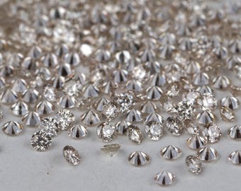 1.25MM Round Brilliant Cut White Diamond (IJ, VS-SI)
