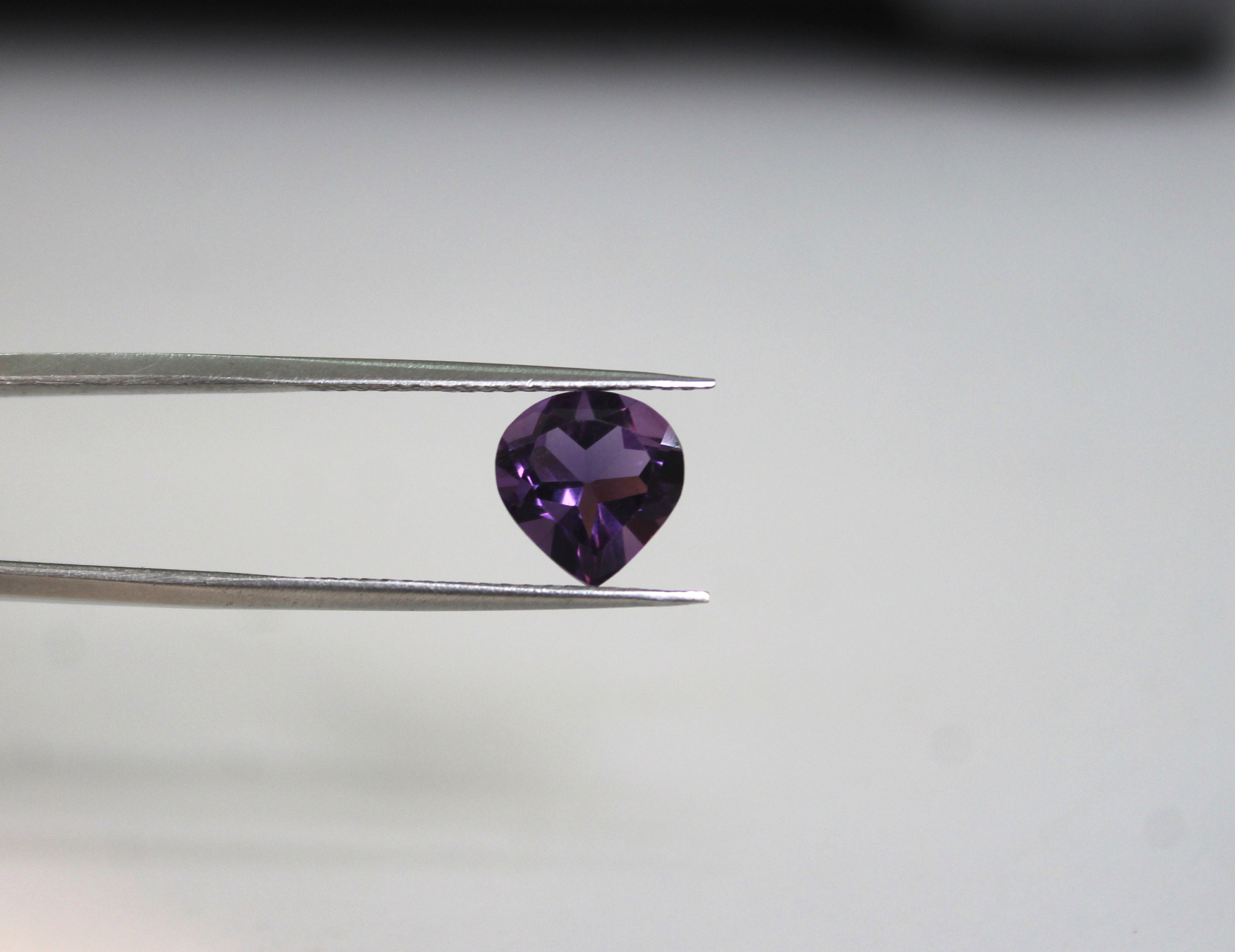 6 MM 天然アメジスト ハートカット 宝石 校正済みアメジスト - Etsy 日本