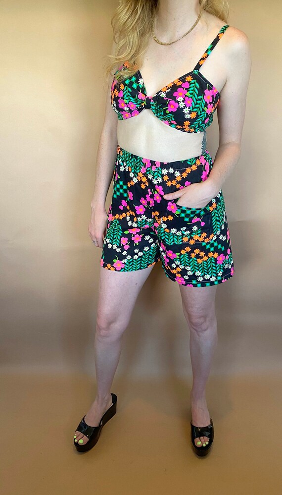 Rare Handmade 70's Playsuit