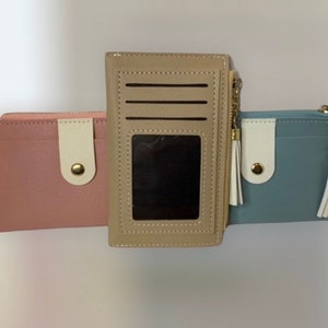 Gepersonaliseerde portemonnee, kaart portemonnee, munt portemonnee portemonnee, gepersonaliseerd geschenk, cadeau, cadeau, bruidsfeest, verjaardagscadeau, kerstcadeau, vakantie