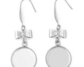 Bezel Earring Blanks Etsy