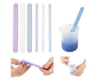 3pcs silicone stirring rod, resin stirring stick, reusable silicone resin stirrer, Epoxy Resin tools, DIY resin, resin making supplies