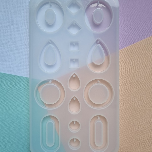 1pcs Mutli-Dangle earring silicone mould.