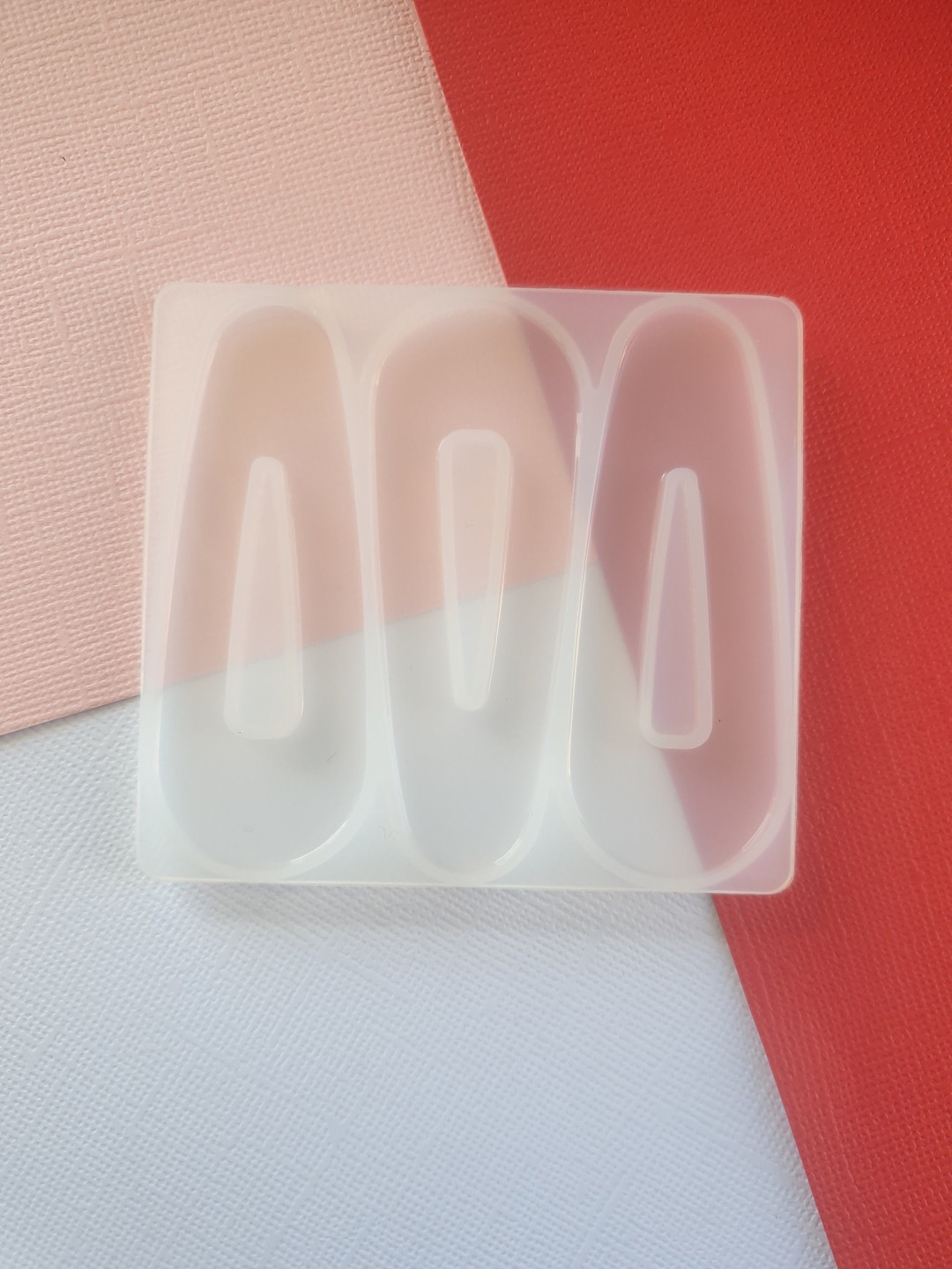 Moule En Silicone Pour Pinces à Cheveux En Résine - Crée Tes Propres Barrettes Décorées - 6 épingles Fournies - 7