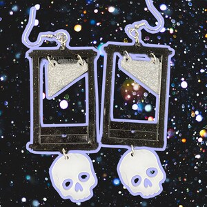 Glitter Guillotine Earrings
