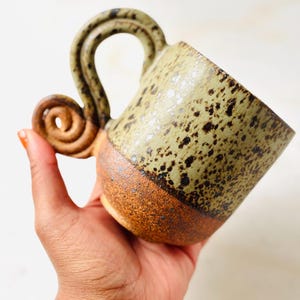 Handmade Ceramic Mug in Dusty Sage