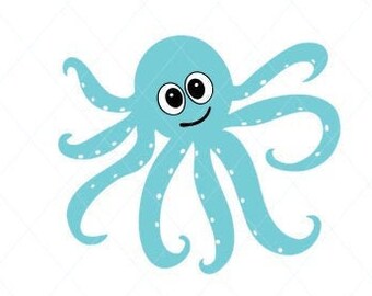 Download Free Cute Octopus Svg Etsy SVG Cut Files