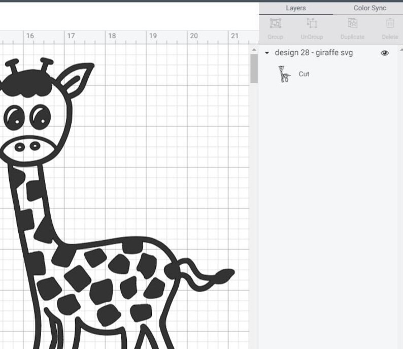 Download Giraffe svg cute giraffe design cut file for Cricut and ...