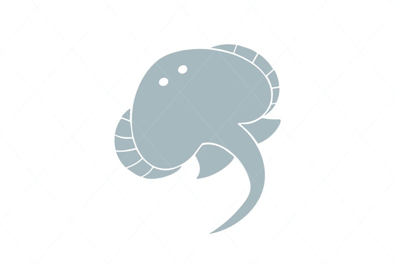 Download Cute Stingray SVG PNG Digital File Clipart Traceable ...