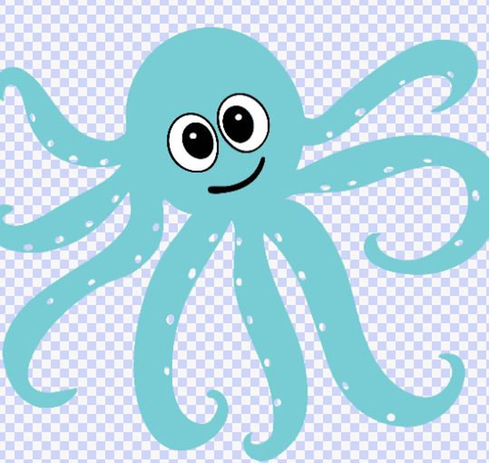 Octopus svg cute octopus design cut file baby octopus for | Etsy