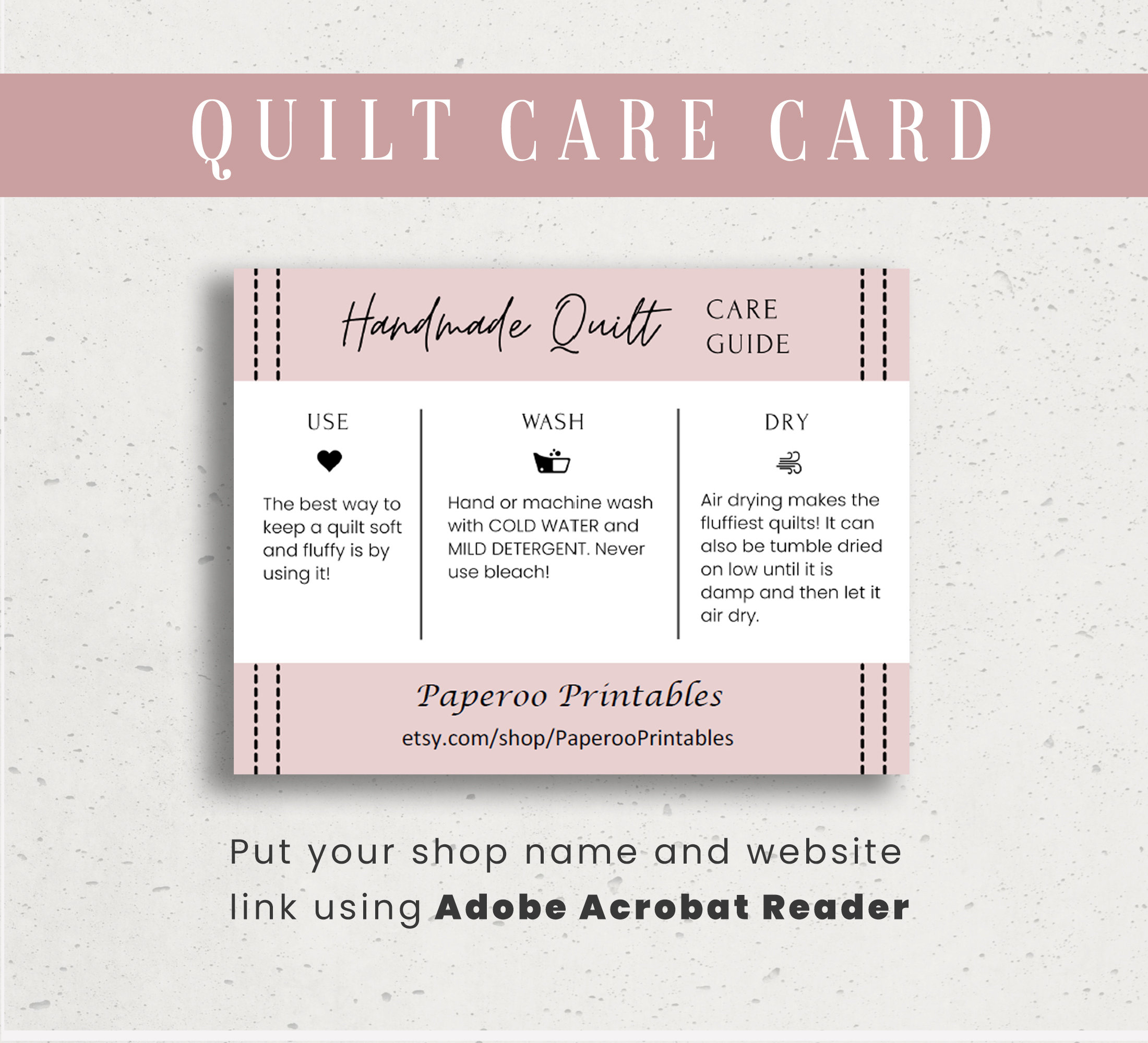quilt-care-guide-card-printable-quilt-wash-guide-quilt-insert-card