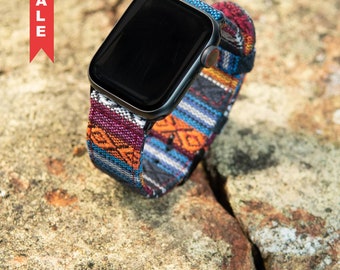 Handmade Apple Watch Strap 9 8 7 6 5 - Vintage & Unisex Design 38mm | 40mm |  42mm | 44mm |