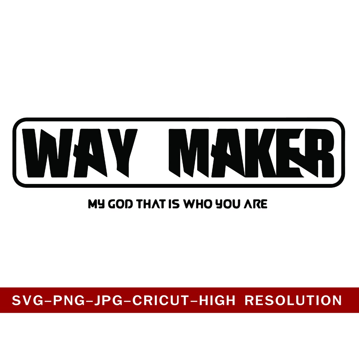 Download Waymaker SVG Design Jesus Svg Files For Cricut Christian ...