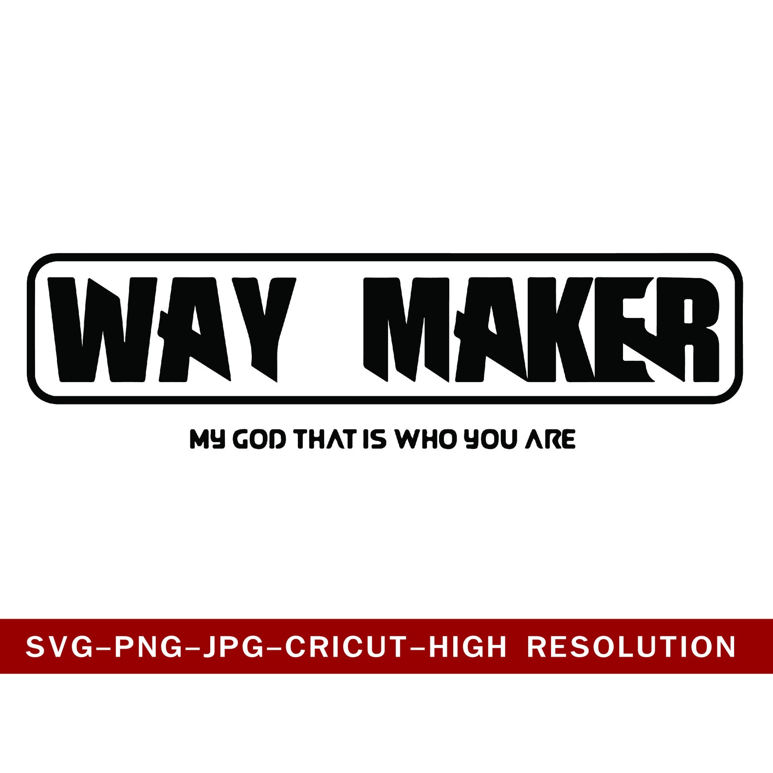 Download Waymaker SVG Design Jesus Svg Files For Cricut Christian ...