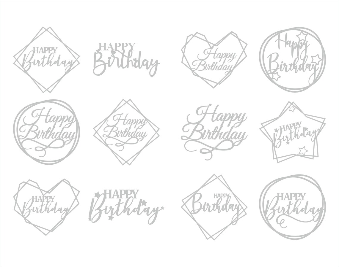 Free Free Cake Topper Svg Bundle 530 SVG PNG EPS DXF File