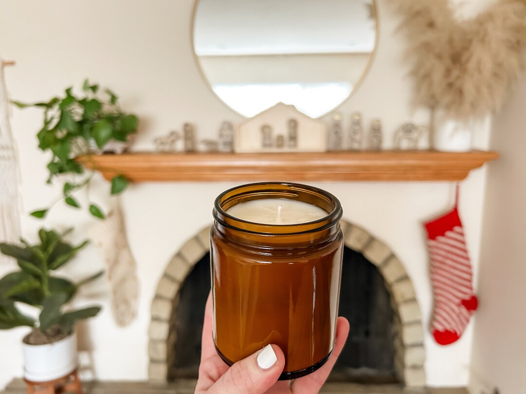 Dahlia Soy Wax Candle Imperfect Unscented Toxinfree Etsy