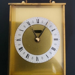 Junghans ATO-MAT Electro-Mechanical Carriage Clock. GWO.