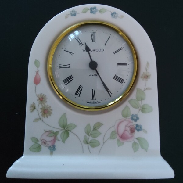 Wedgwood Bone China Clock Etsy