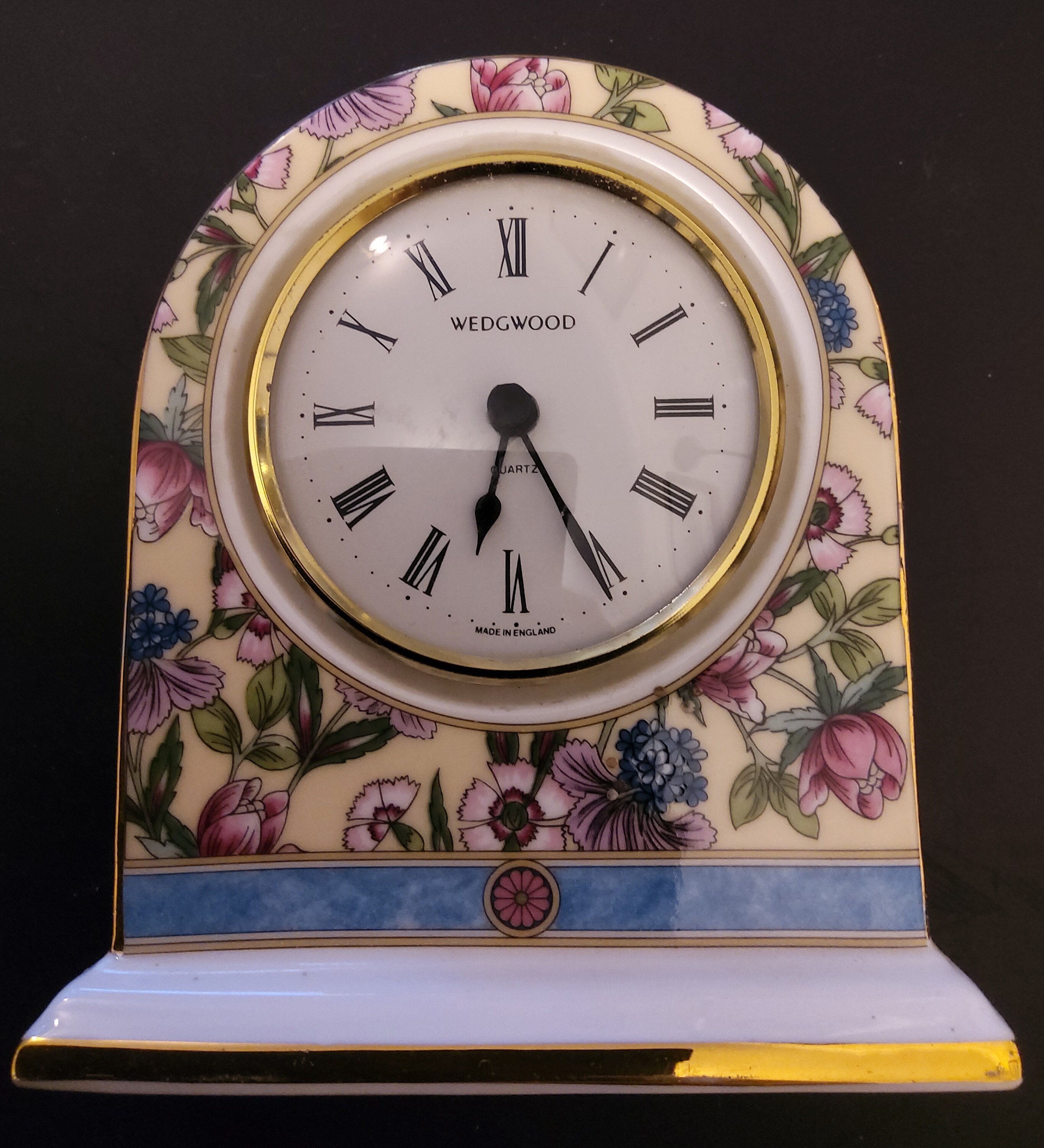  SARAH 置時計 ボーンチャイナ WEDGWOOD SARAH 置時計 ボーンチャイナ