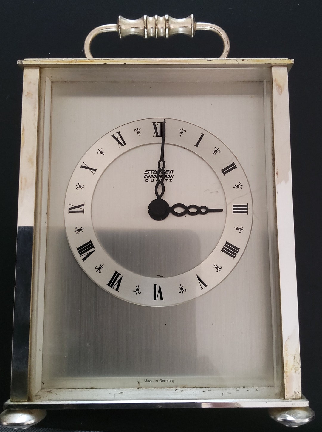Staiger Chrometron 4.19 Mhz Quartz Carriage Clock. GWO. Etsy