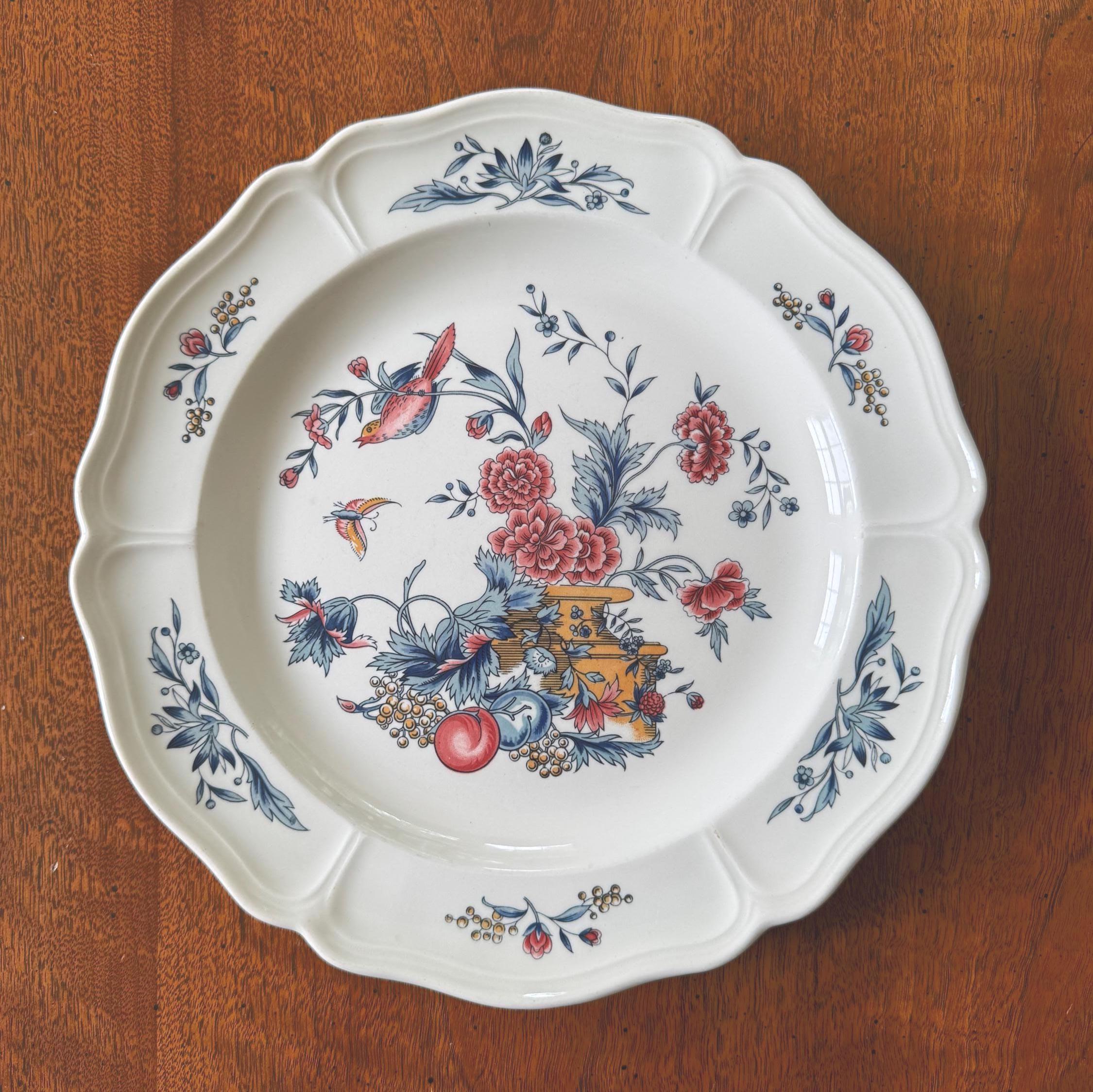フランクリン・ポーセリン×ウエッジウッド「世界の鳴き鳥」磁器製飾り皿 Wedgwood williamsburg potpourri - Etsy 日本