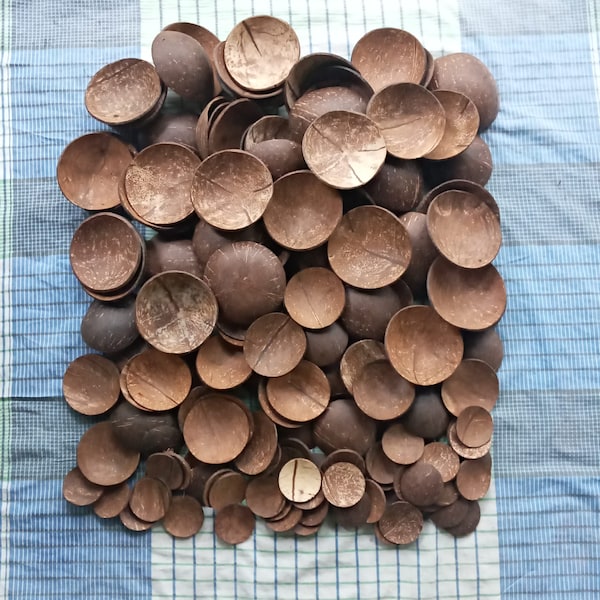 25 pieces of Various sizes 100% natural coconut shells | Coconut shell |